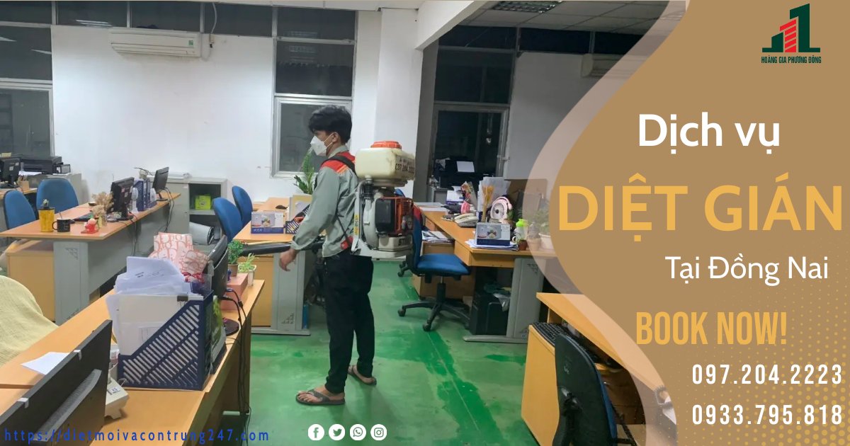 DỊCH VỤ DIỆT GIÁN TẠI ĐỒNG NAI